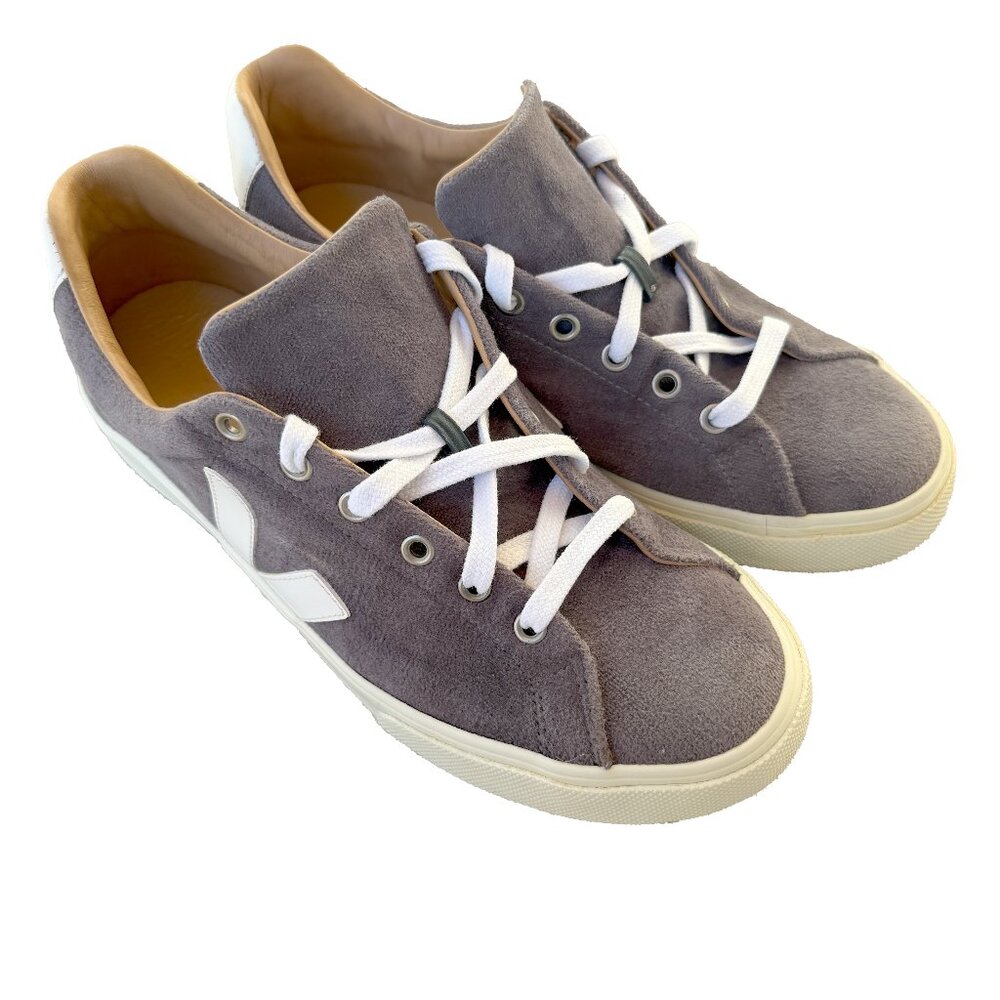 Veja Bastille Suede Sneakers Women’s Size 10 Purple Mauve White